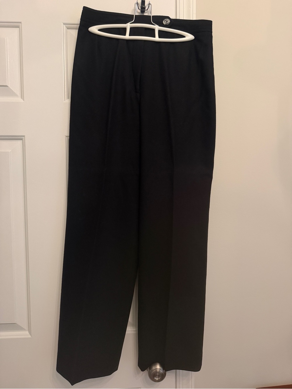 Vintage Evan-Picone Women's Wool Trousers Black Size 14